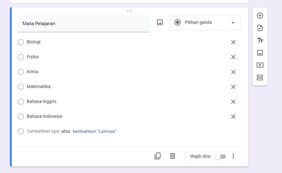 Cara Membuat Absen Google Formulir