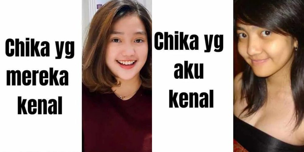 meme lucu Chika Chandrika vs Chika Bandung