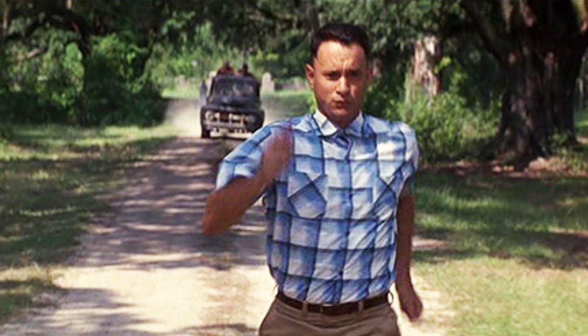 Run Forest Run! salah satu scene dalam film yang sangat menyentuh hati