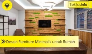 desain furniture minimalis untuk rumah
