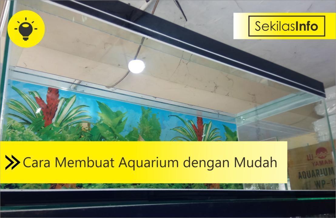 cara membuat aquarium