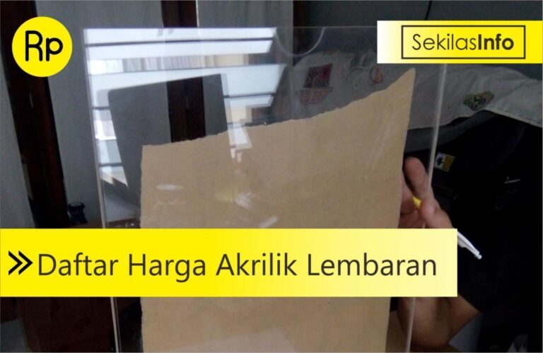 Harga Akrilik