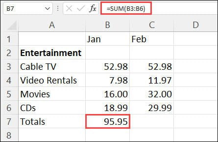 Cara menghitung jumlah otomatis di Microsoft Excel 2