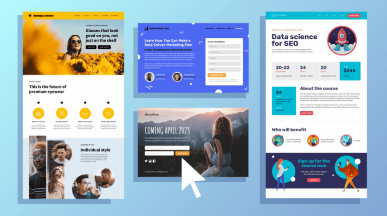 desain landing page