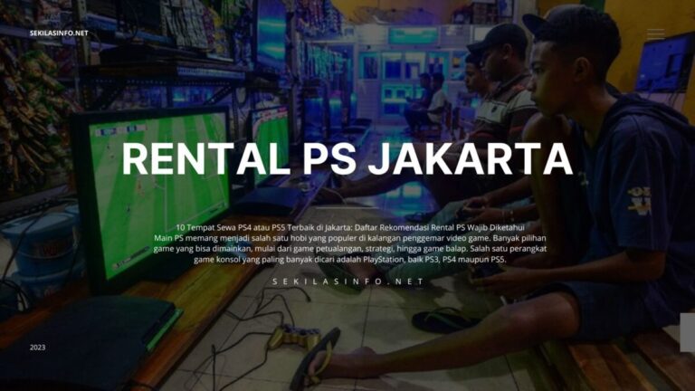 rental PS jakarta