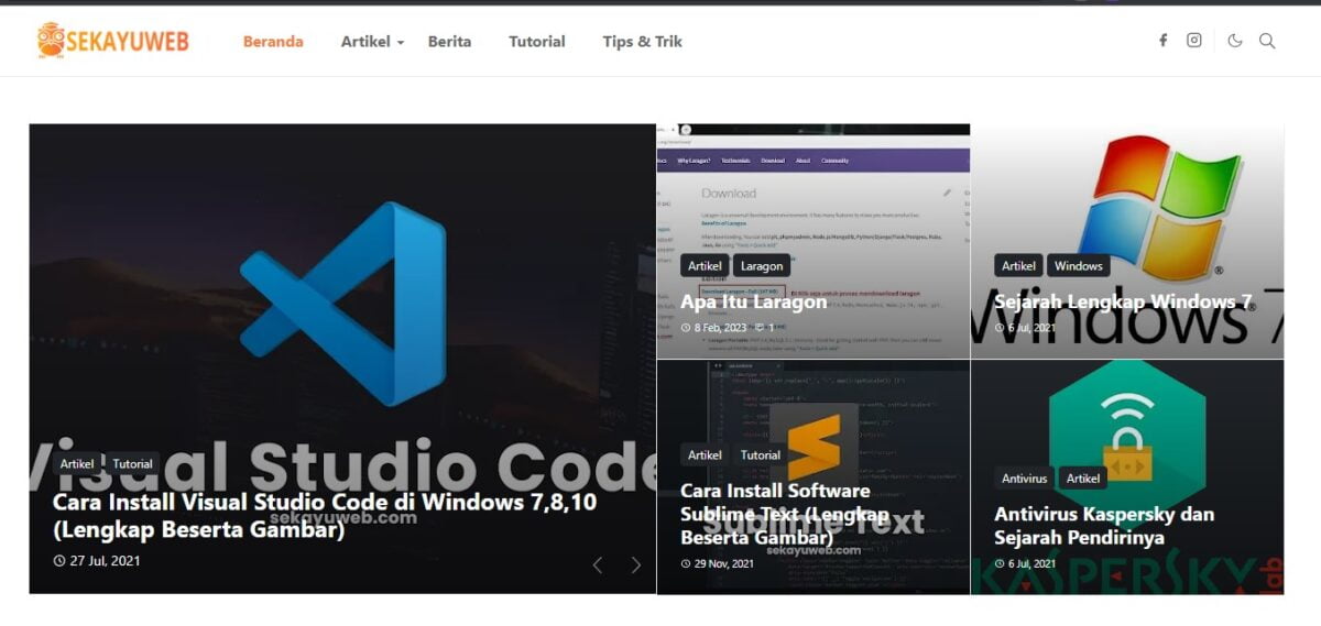 website
