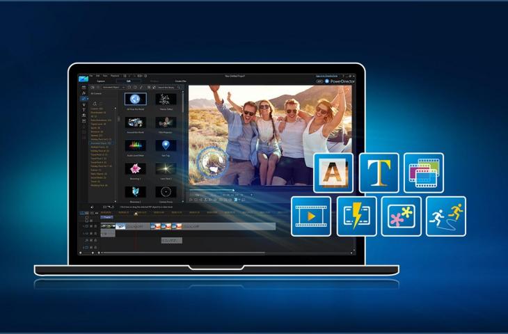 Aplikasi Edit Video - PowerDirector. (PowerDirector)