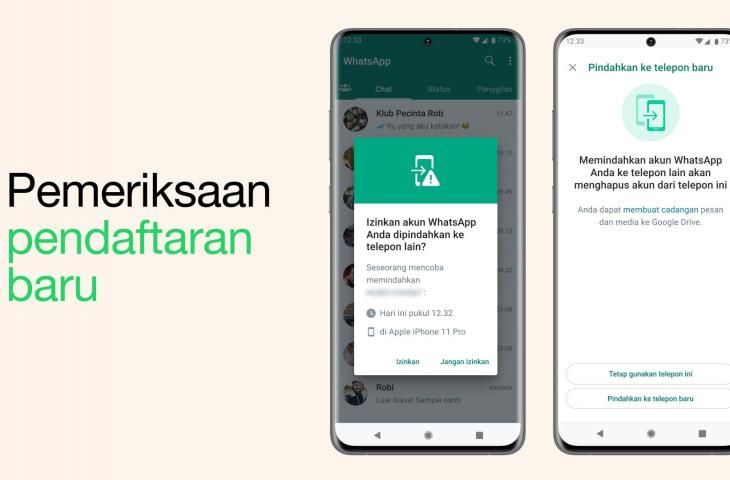 Fitur Keamanan WhatsApp. (WhatsApp)