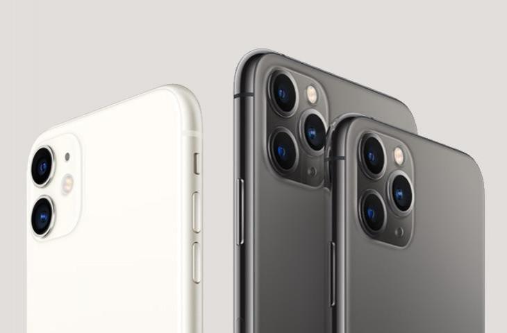 Ilustrasi iPhone 11, iPhone 11 Pro Max dan iPhone 11 Pro. (Apple)