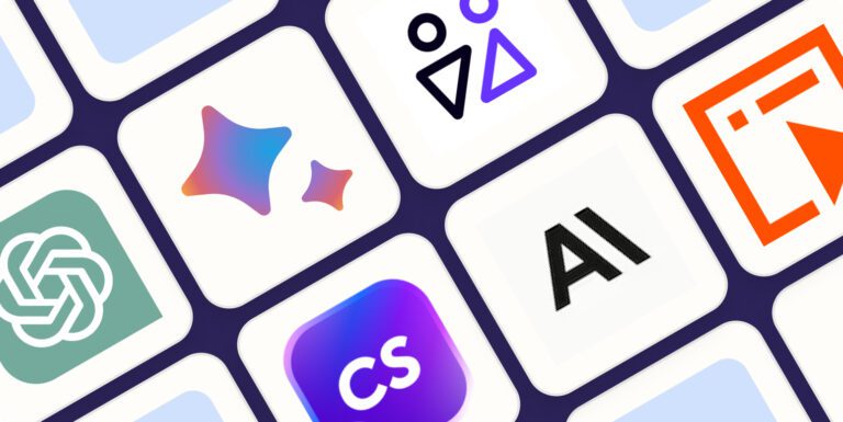 A simplified user interface design representing a portion of Zapier