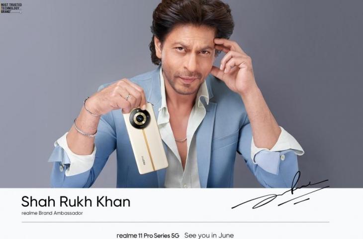 Shah Rukh Khan jadi brand ambassador Realme 11 Pro Series. (Realme)