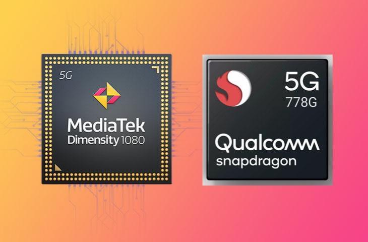 MediaTek Dimensity 1080 vs Qualcomm Snapdragon 778G. (HiTekno.com)