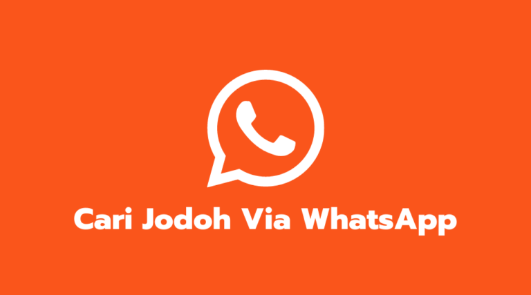 Cari jodoh via WhatsApp