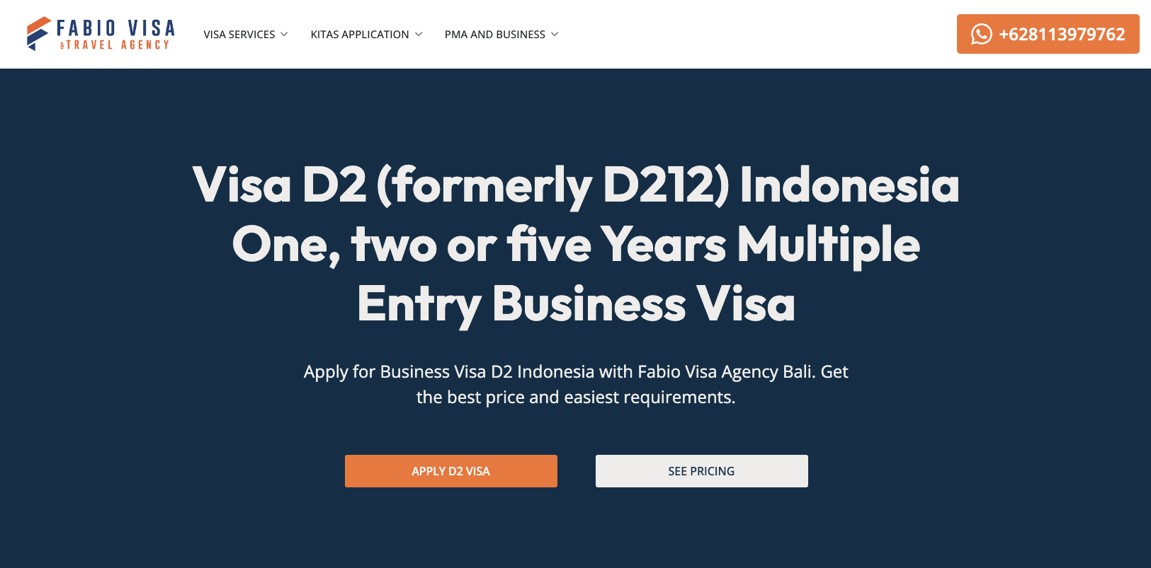 Visa D2 Indonesia